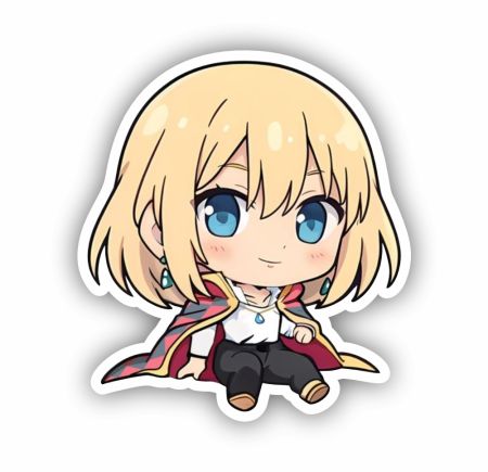 Chibi Annie Sticker Mockup