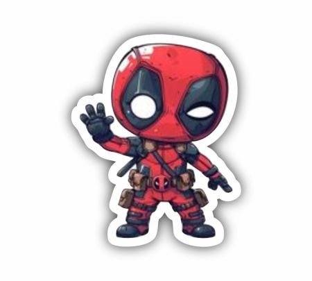 Chibi Deadpool 01 Sticker