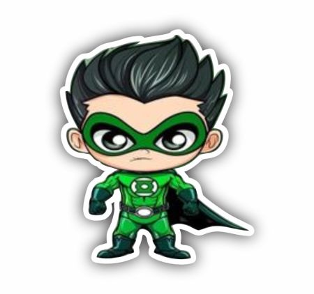 Chibi Green Lantern Sticker