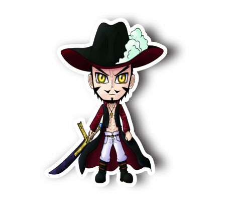 Chibi Mihak Sticker Mockup