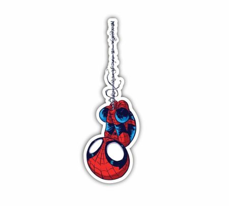 Chibi Spiderman Sticker Mockup