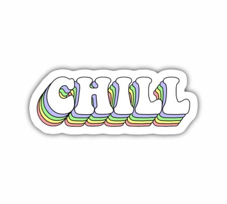 Chill 01 Sticker Mockup