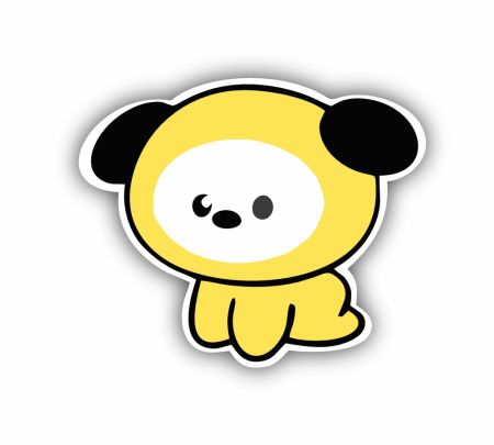 Chimmy BT21 Sticker Mockup