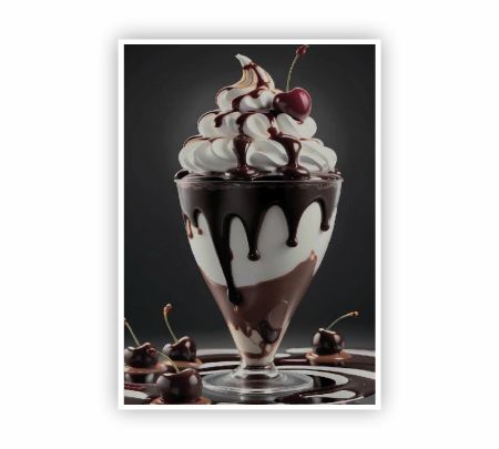 Choco Swirl Fantasy Poster Mockup