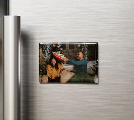 Custom Christmas Fridge Magnet