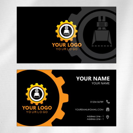 Civil Engineer Visiting Card Design 02