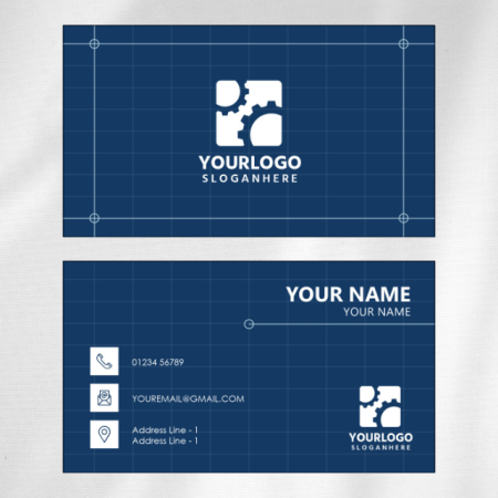 Civil Engineer Visiting card Design 03