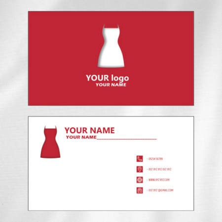 Cloth Visiting Card Design 01 Main