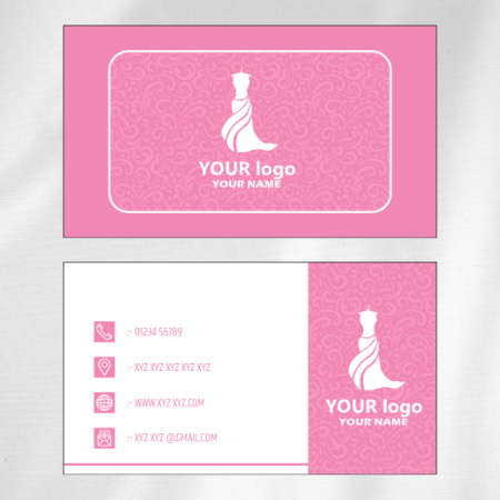 Cloth Visiting Card Design 02 Main