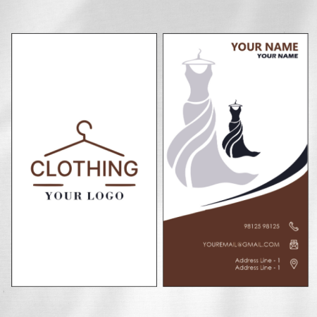 Cloth Visiting Card Design 10 Main
