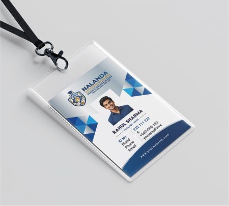Premium Student Identity Card Mockup