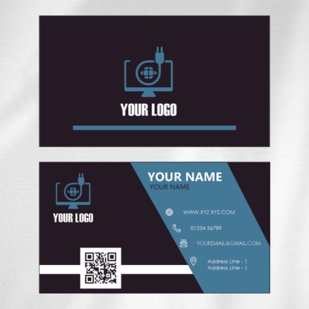 Computer Shop Visiting Card Design 01 Main