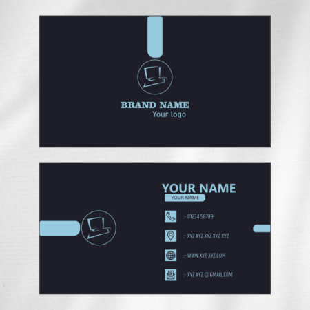 Computer Shop Visiting Card Design 02 Main