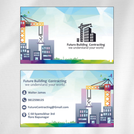 Building Construction Visiting Card Design 01