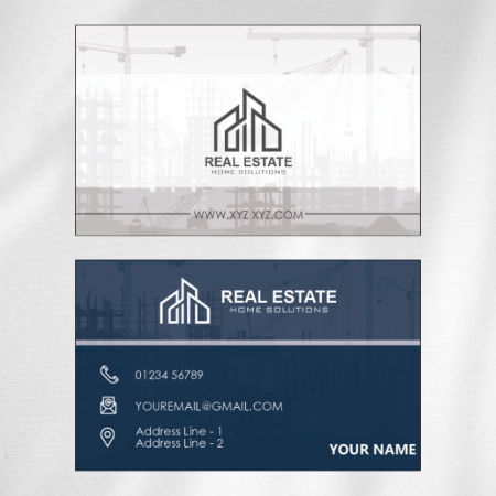Construction Visiting Card Design 01