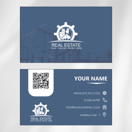 Construction Visiting Card Design 02