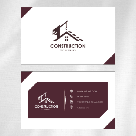 Construction Visiting Card Design 03