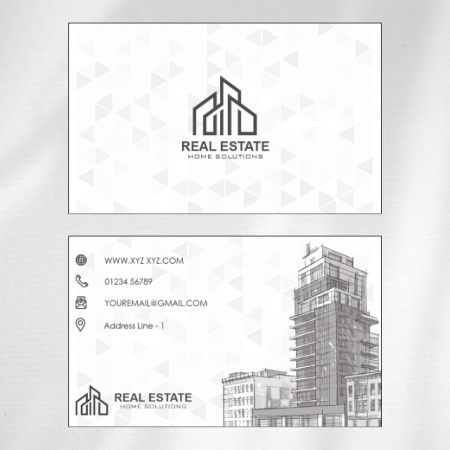 Construction Visiting Card Design 06
