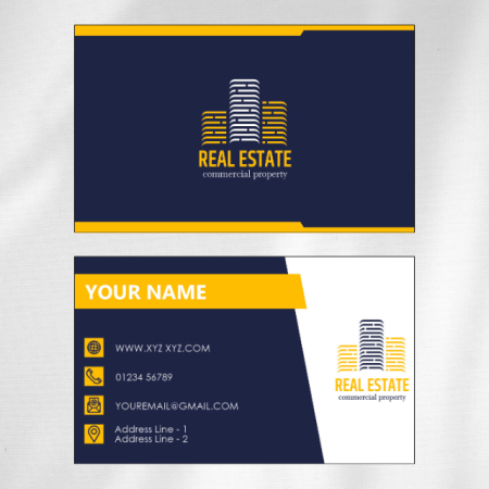 Construction Visiting Card Design 08