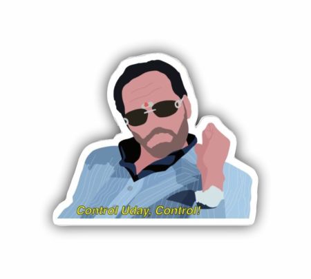 Control Uday Control Sticker Mockup