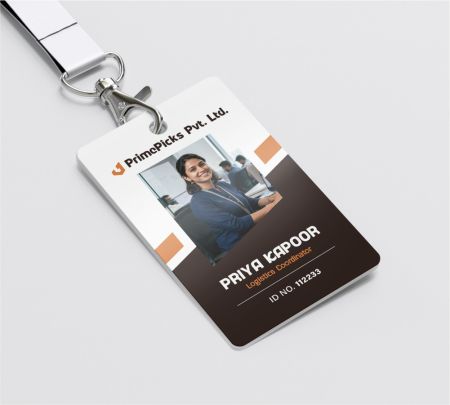 Work ID Card Mockup