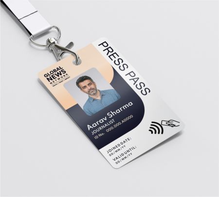 Journalist ID Card [RFID] Mockup