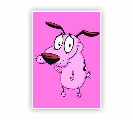 Courage the Cowardly Dog Poster Mockup
