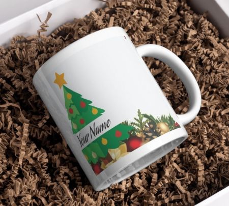 Custom Christmas Tree Mug 3