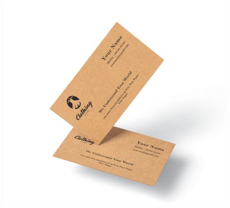 Kraft Visiting Card Mockup