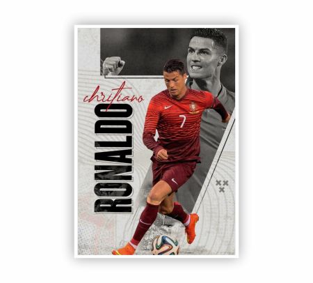 Cristiano Ronaldo Portugal Poster Mockup