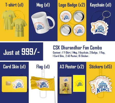 Chennai Super Kings  Dhurandhar Fan Combo