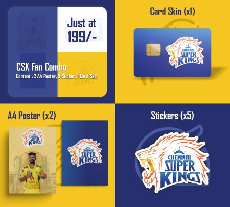 Chennai Super Kings Fan Fever Combo Mockup