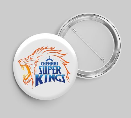 CSK Logo Button Badge Mockup