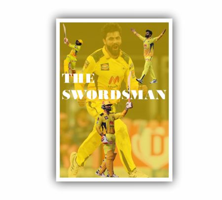 CSK Ravindra Jadeja Poster