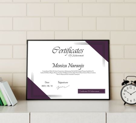 Custom Certificate Mockup