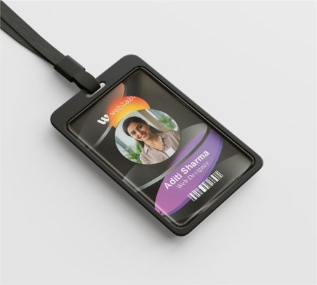 Company Employee ID Card Mockup