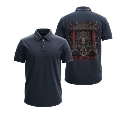 Custom Polo T-shirt Navy