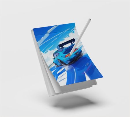 Customized A4 Notepads Mockup