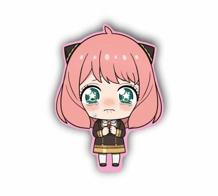 Cute Crying Anaya Sticker Mockup