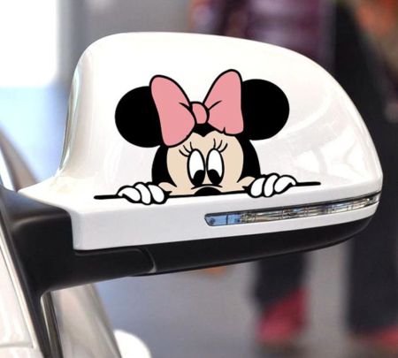 Die Cut Car Decals Mockup