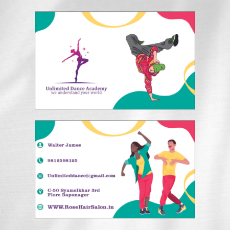 Dancer Visiting Card Design 02