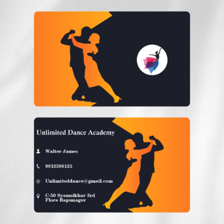 Dancer Visiting Card Design 04