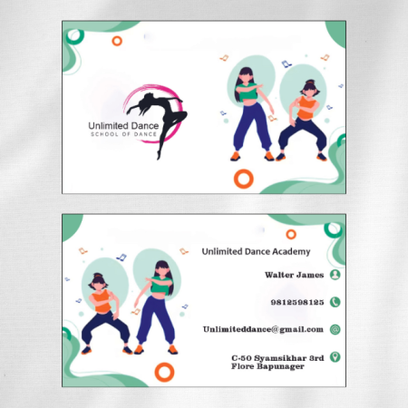 Dancer Visiting Card Design 05