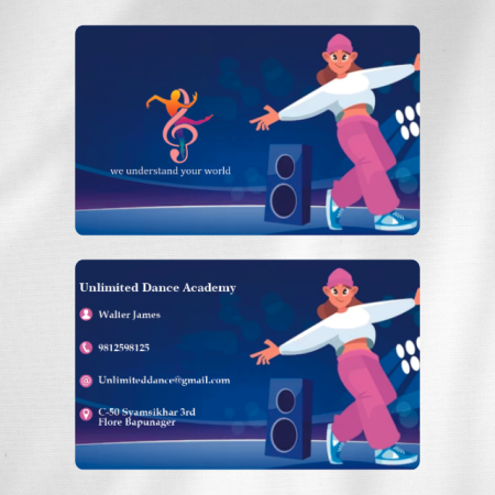 Dancer Visiting Card Design 09