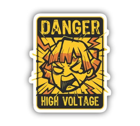Danger Sticker Mockup