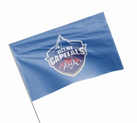 Delhi Capitals Flag Mockup