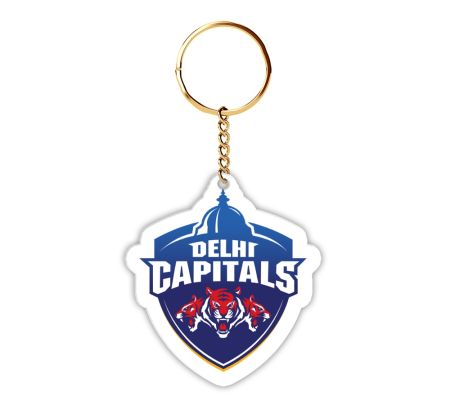 Delhi Capitals Keychain Mockup