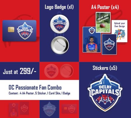 DC Passionate IPL Fan Combo