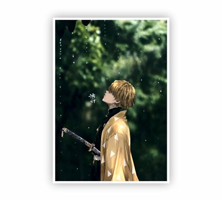 Zenitsu Agatsuma Poster Mockup