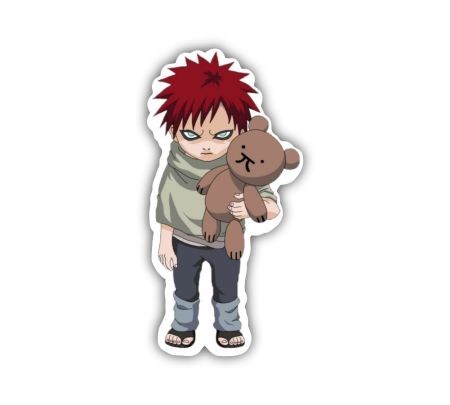 Chibi Baby Gaara Sticker Mockup